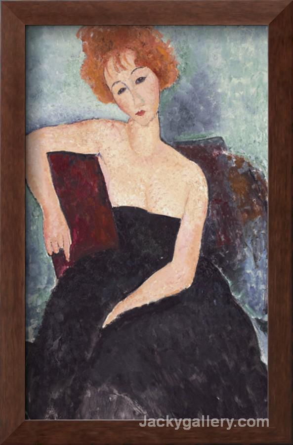 Red-Headed Woman by Amedeo Modigliani paintings reproduction